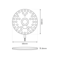 Moduł Led FIX 12W 4000K Fi125 (EKM0461) - Eko-Light