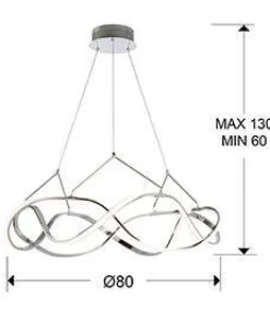 Molly lampa wisząca ø80 (763950) - Schuller