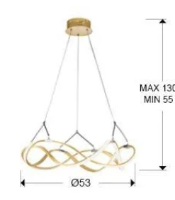 Molly lampa wisząca ø53 (763712) - Schuller
