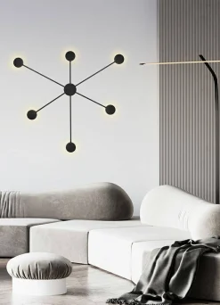 MOOSEE lampa ścienna SHADOW 6 CLOSE czarna (MSE010100247) - Moosee