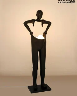 MOOSEE lampa podłogowa HUMAN HOUDINI czarna (MSE1501100511) - Moosee