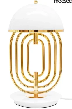 MOOSEE lampa stołowa BOTTEGA złota / biała (MSE010300151) - Moosee