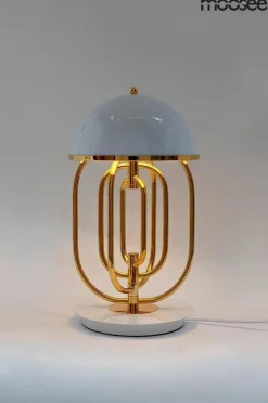 MOOSEE lampa stołowa BOTTEGA złota / biała (MSE010300151) - Moosee