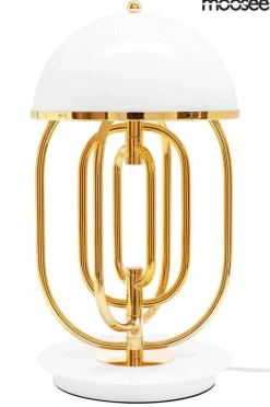MOOSEE lampa stołowa BOTTEGA złota / biała (MSE010300151) - Moosee
