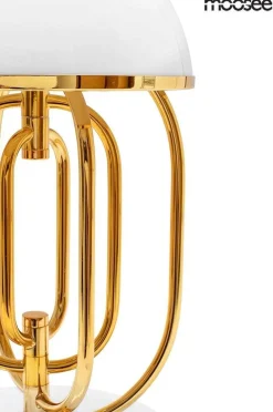 MOOSEE lampa stołowa BOTTEGA złota / biała (MSE010300151) - Moosee