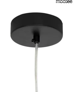 MOOSEE lampa wisząca ALURE OVAL 120 czarna/mleczna (MSE1501100606/MILK) - Moosee