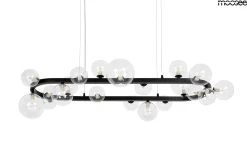 MOOSEE lampa wisząca ALURE OVAL 120 czarna (MSE1501100550) - Moosee