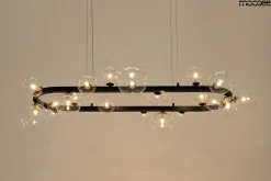 MOOSEE lampa wisząca ALURE OVAL 120 czarna (MSE1501100550) - Moosee