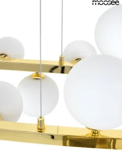 MOOSEE lampa wisząca ALURE OVAL 120 złota/mleczna (MSE1501100605/MILK) - Moosee