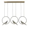 MOOSEE lampa wisząca BIRD LINE złota (MSE010100295) - Moosee