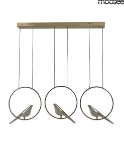 MOOSEE lampa wisząca BIRD LINE złota (MSE010100295) - Moosee
