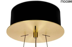 MOOSEE lampa wisząca SATURNUS 47 DUO złota - LED, kryształ, stal szczotkowana (MSE010100166) - Moosee