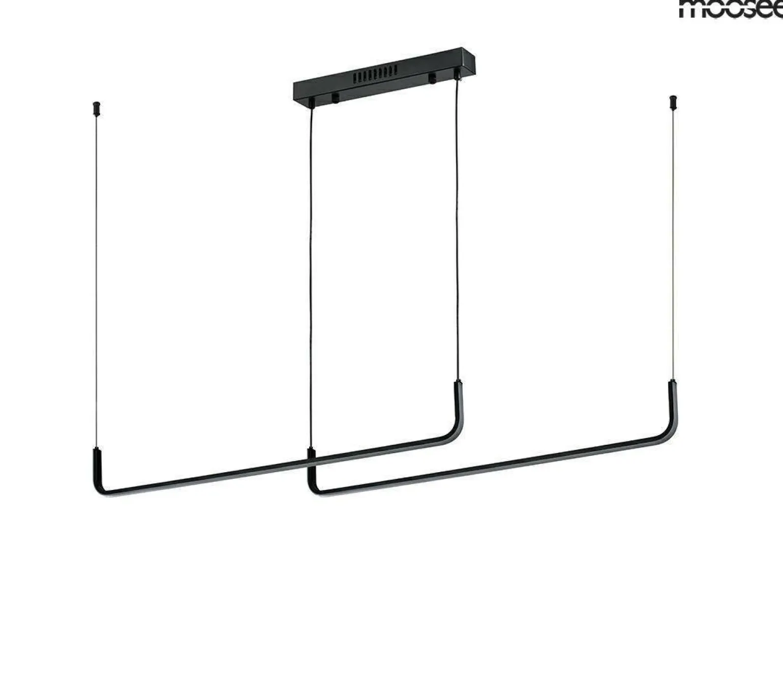 MOOSEE lampa wisząca SHAPE DUO 120 czarna (MSE010100329) - Moosee