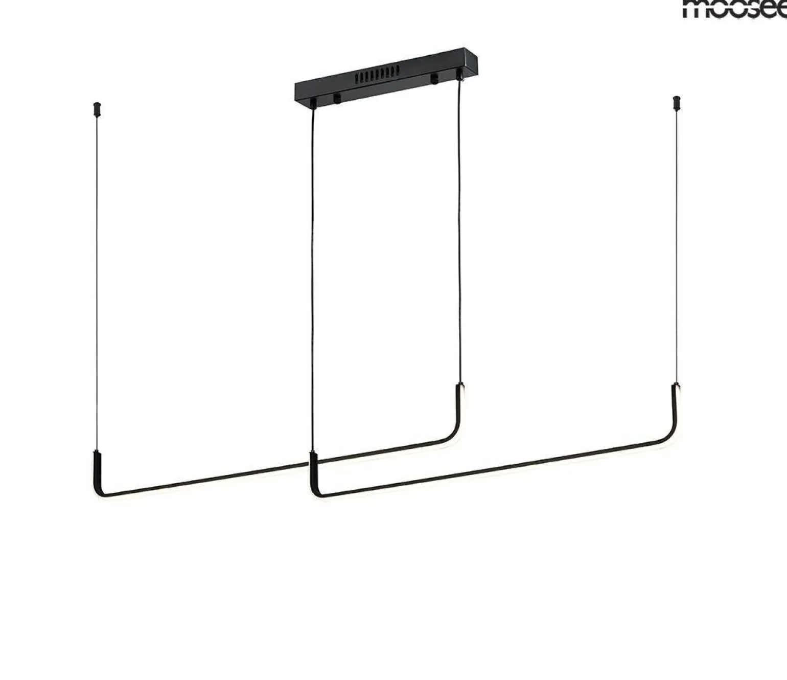 MOOSEE lampa wisząca SHAPE DUO 120 czarna (MSE010100329) - Moosee
