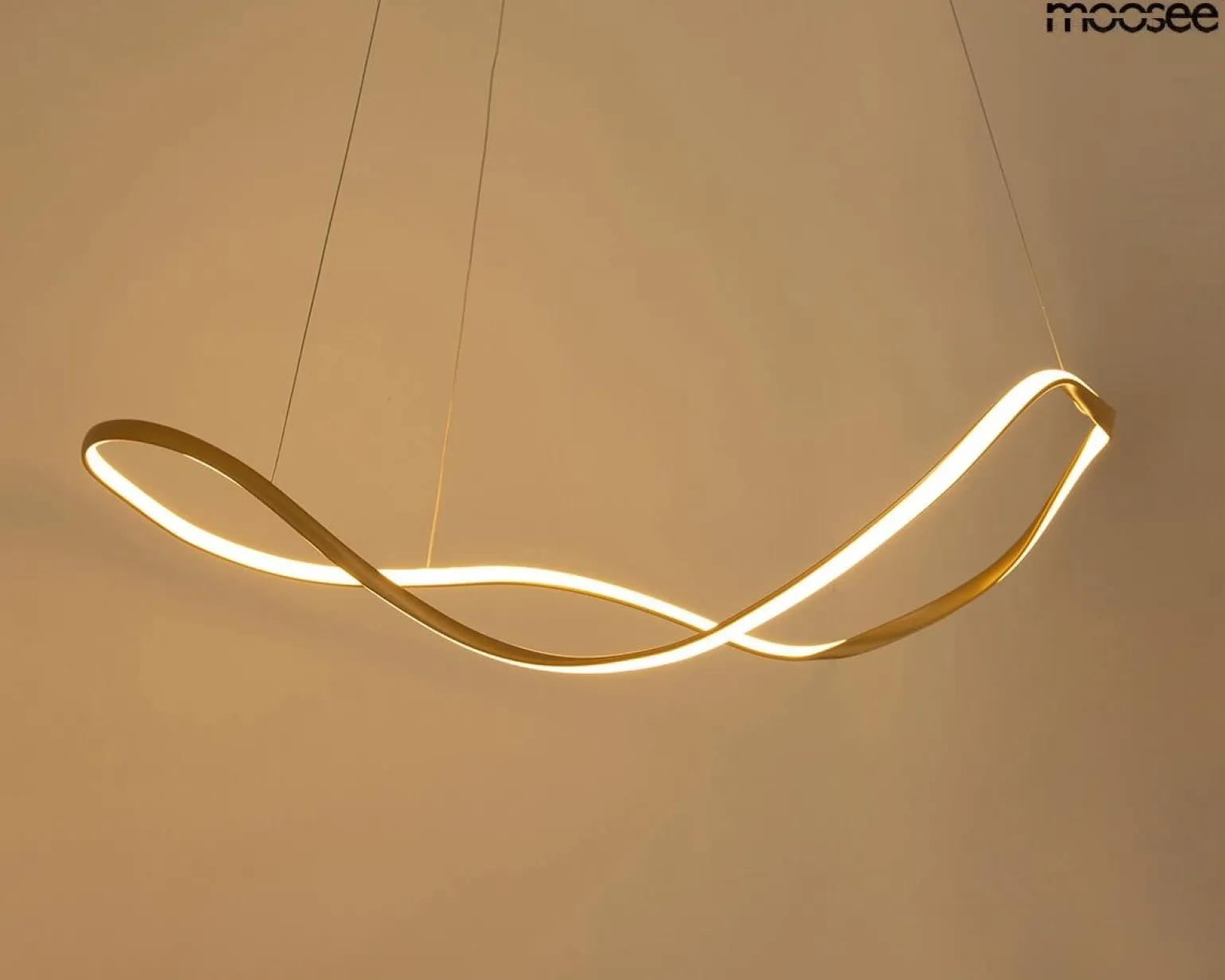 MOOSEE lampa wisząca WAVES 80 złota (MSE1501100593) - Moosee