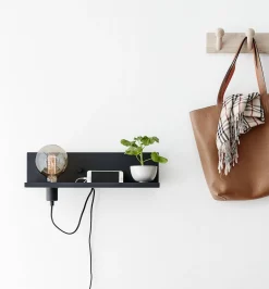 MULTI Kinkiet USB 1L Czarny