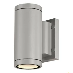 MYRA, lampa ścienna outdoor, QPAR51, IP55, up/down, srebrnoszara, maks. 70W (233114) - SLV