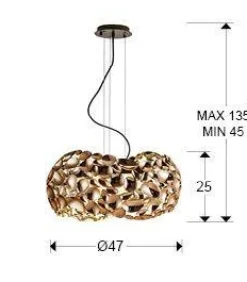 Narisa lampa wisząca 5L (266251N) - Schuller