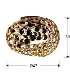 Narisa plafon duży 5L (266822N) - Schuller
