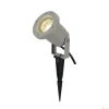 NAUTILUS SPIKE, lampa wbijana w grunt outdoor, QPAR51, IP65, srebrnoszara, maks. 35W, z przewodem 1,5m z wtyczką (227418) - SLV