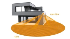 Naświetlacz XLED PRO ONE SENSOR Max S LED biały, detektor ruchu 240°, projektor aluminiowy, 6116 lm (ST086831) - STEINEL