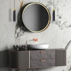 NEO BLACK GOLD LAMPA WISZĄCA 1xGU10 (ML0284) - Milagro