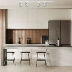 NEO WHITE CHROME TRACK 1xGU10 (ML0286) - Milagro