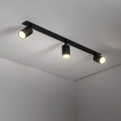 NEX BLACK 3XGU10 LAMPA SUFITOWA PODTYNKOWA (10800) - TK Lighting