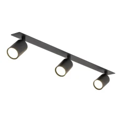 NEX BLACK 3XGU10 LAMPA SUFITOWA PODTYNKOWA (10800) - TK Lighting