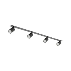 NEX BLACK 4XGU10 LAMPA SUFITOWA PODTYNKOWA (10801) - TK Lighting