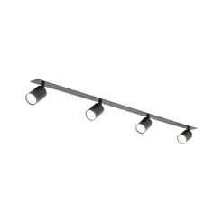 NEX BLACK 4XGU10 LAMPA SUFITOWA PODTYNKOWA (10801) - TK Lighting