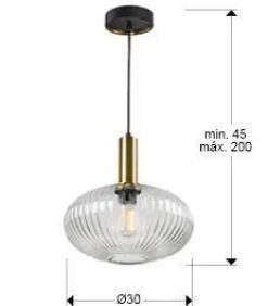 Norma lampa wisząca 1L (225410) - Schuller