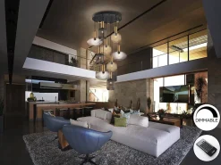 Norma lampa wisząca 9L (225090D) - Schuller