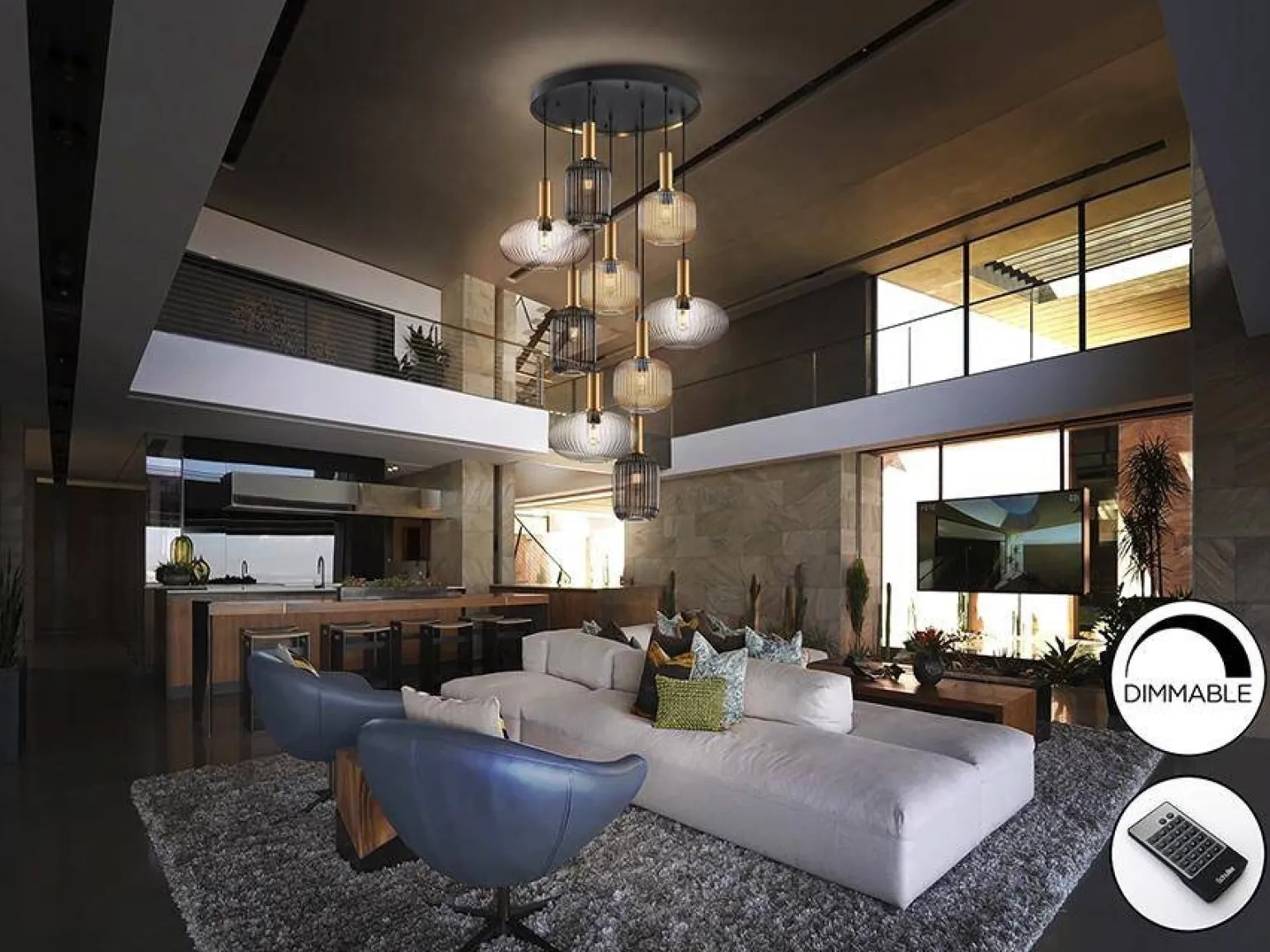 Norma lampa wisząca 9L (225090D) - Schuller