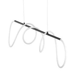 Nowoczesna lampa nad stół FLEXI LED BLACK 45 W (18007) - TK Lighting