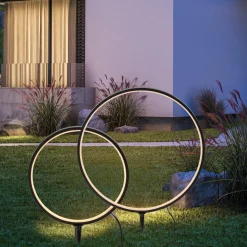 Nowoczesna lampa stojąca zewnętrzna ZIRKULU 1x19510-18, 1x19511-18 (1951X-SET) - Paul Neuhaus