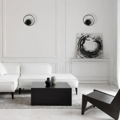 Nowoczesny czarny kinkiet LUCERO 13W LED (ML1049) - Milagro