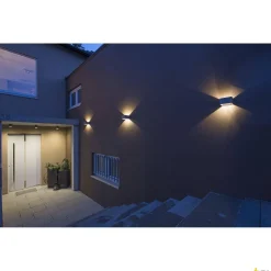 Nowoczesny plafon zewnętrzny SITRA CEILING LIGHT, okrągła, antracyt, GX53, max. 9W, IP44