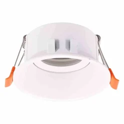 Oczko Sufitowe Podtynkowe Okrągłe Ruchome 1xGU10 IP20 Biały (MLOS7239) - Milagro