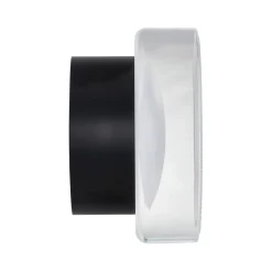 Okrągły kinkiet CARMELLO LED transparentna czarna 13,5 cm (ST-DL-8535 black) - Step into Design