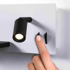 Oprawa ścienna SERRA LED DIM USB-C RIGHT 2700K biały matowy (PL71103) - PAULMANN