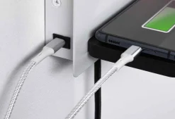 Oprawa ścienna SERRA LED DIM USB-C RIGHT 2700K biały matowy (PL71103) - PAULMANN