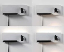 Oprawa ścienna SERRA LED DIM USB-C LEFT 2700K biały matowy (PL71102) - PAULMANN