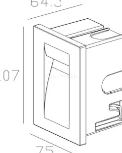 Oprawa ścienna Yvette II 230V biała 3000K (D76307)