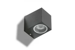 Oprawa ścienna zewnętrzna RIMINI 1 SQUARE Ciemny Szary (AZ4311) - AZzardo