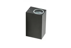 Oprawa ścienna zewnętrzna RIMINI 2 SQUARE Ciemny Szary (AZ4312) - AZzardo