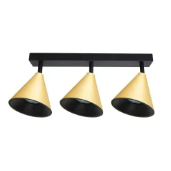Oprawa Cone Spot Złoty 3xGU10 (ML1122) - Milagro