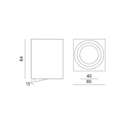 Oprawa do nabudowania OH37 BIAŁA (KPOH37BI) Kobi Light
