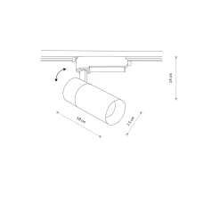 Oprawa do systemu szynowego PROFILE TINOS LED 30W (10384) - Nowodvorski