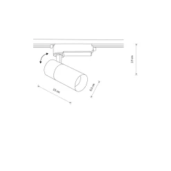 Oprawa do systemu szynowego PROFILE TINOS LED 20W (10378) - Nowodvorski